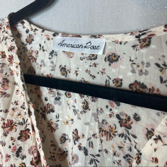 American Rose Women's Ivory/Multi Floral - Picture 16 of 16